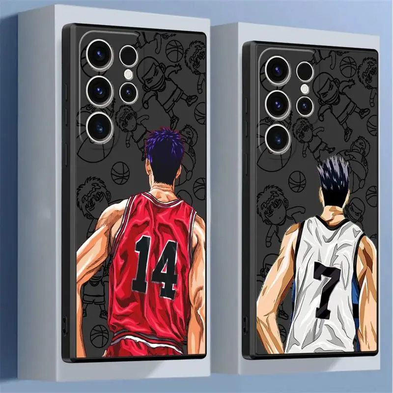 phone Cases for Samsung Galaxy S21 S23 Ultra FE case S20 S24 S10Plus S9 S21 funda Antiscratch cover Basketball Popular Athlete