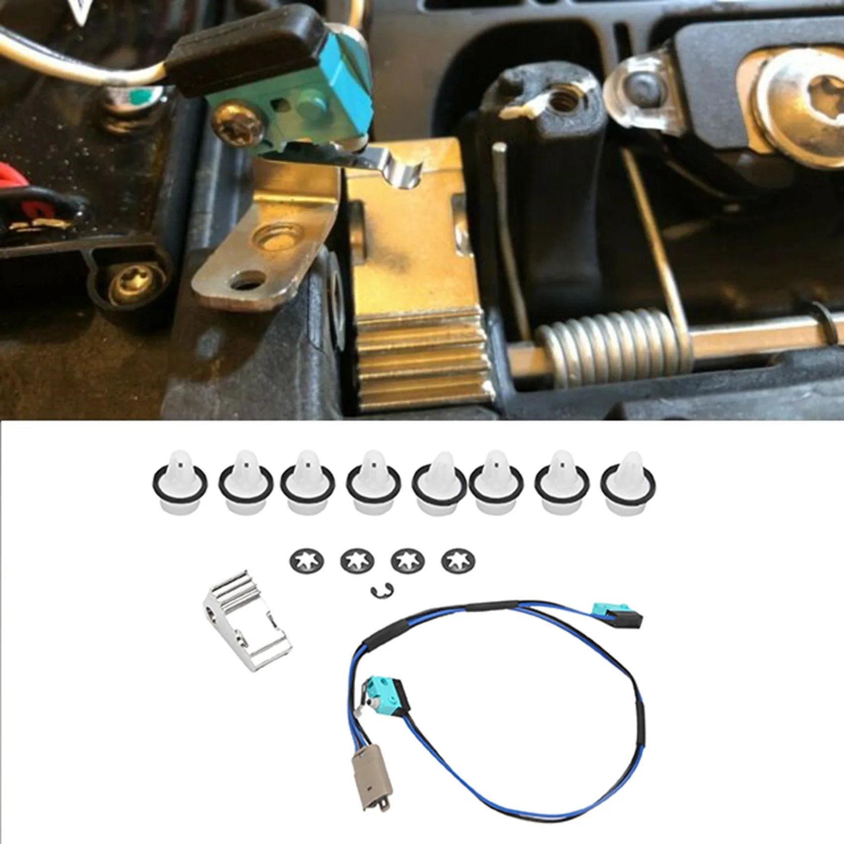 

A03E-For Tesla Model S Door Handle Upgraded Reinforced Microswitch Harness 1016009-00-E 1016009-00-C 1042845-00-B
