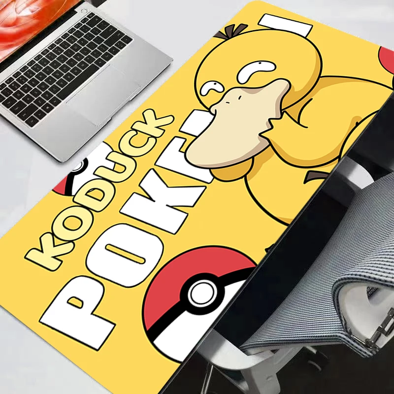 Pokemon Pikachu Gengar 90x40cm XXL Rubber Large PC Mousepad Gamer Gaming Mouse Pads Rug Desk Keyboard Mat Computer Laptop Mat