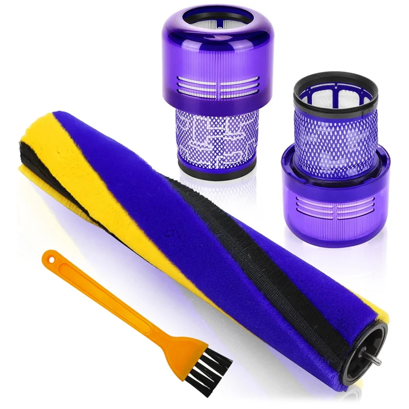 A78E-For Dyson V15 Detect/V15 Detect Plus Replacement Parts Brush Roller& Filter- 970013-02& 971634-01 Vacuum Cleaner Accessorie