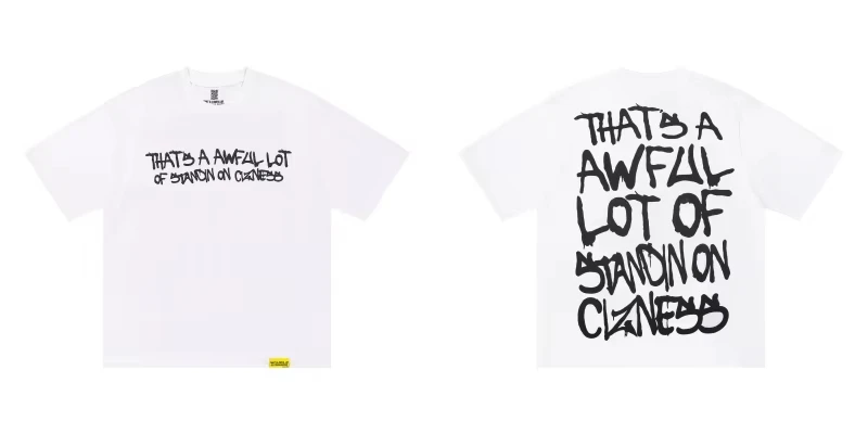 New Arrival That's A Awful Lot of Cough Syrup Men's T-shirt Men Women Couple Loose Short-sleeved Top