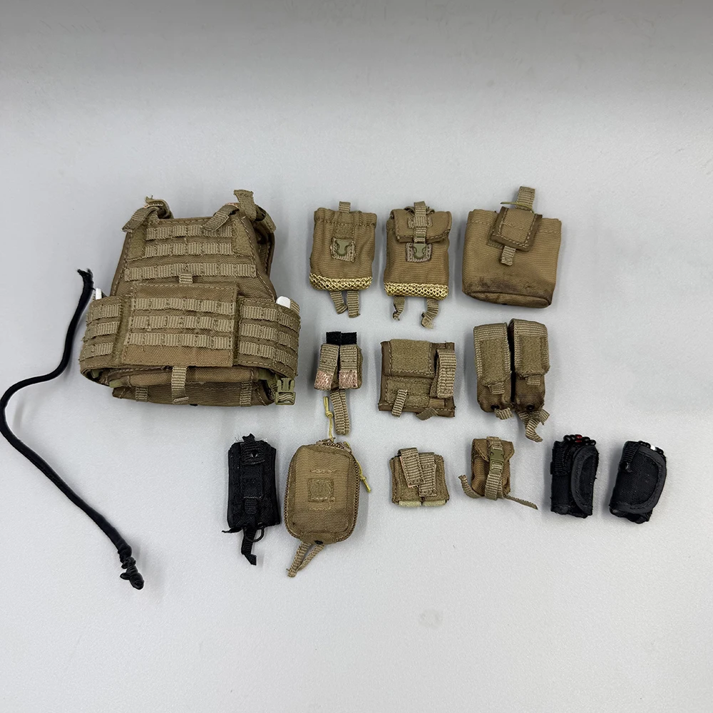 

1/6th SoldierStory SS085 The French Soldier Doll Hang Chest Vest Multi Bags Function Accessories For 12" Doll Figure Collect DIY