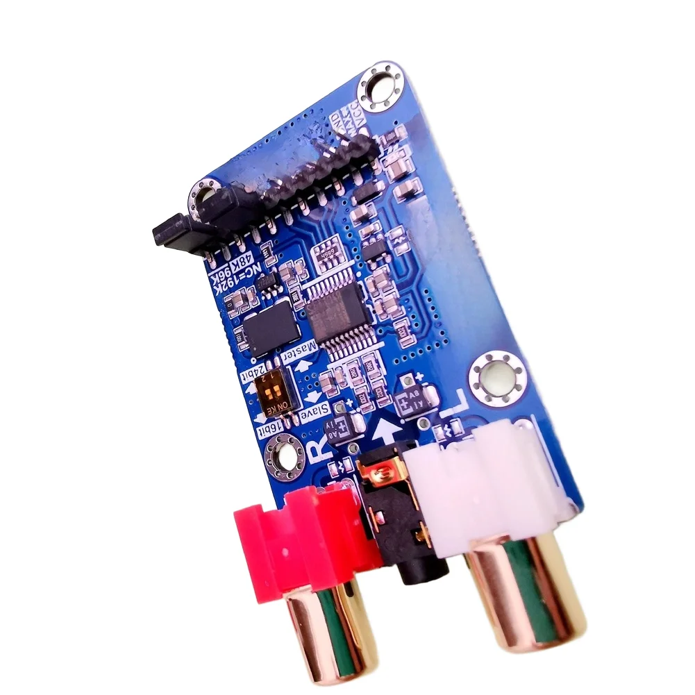 24-Bit I2S ADC Audio Capture Development Board for Audio Digitization with Master Slave Mode and Wide Sampling Rate Range
