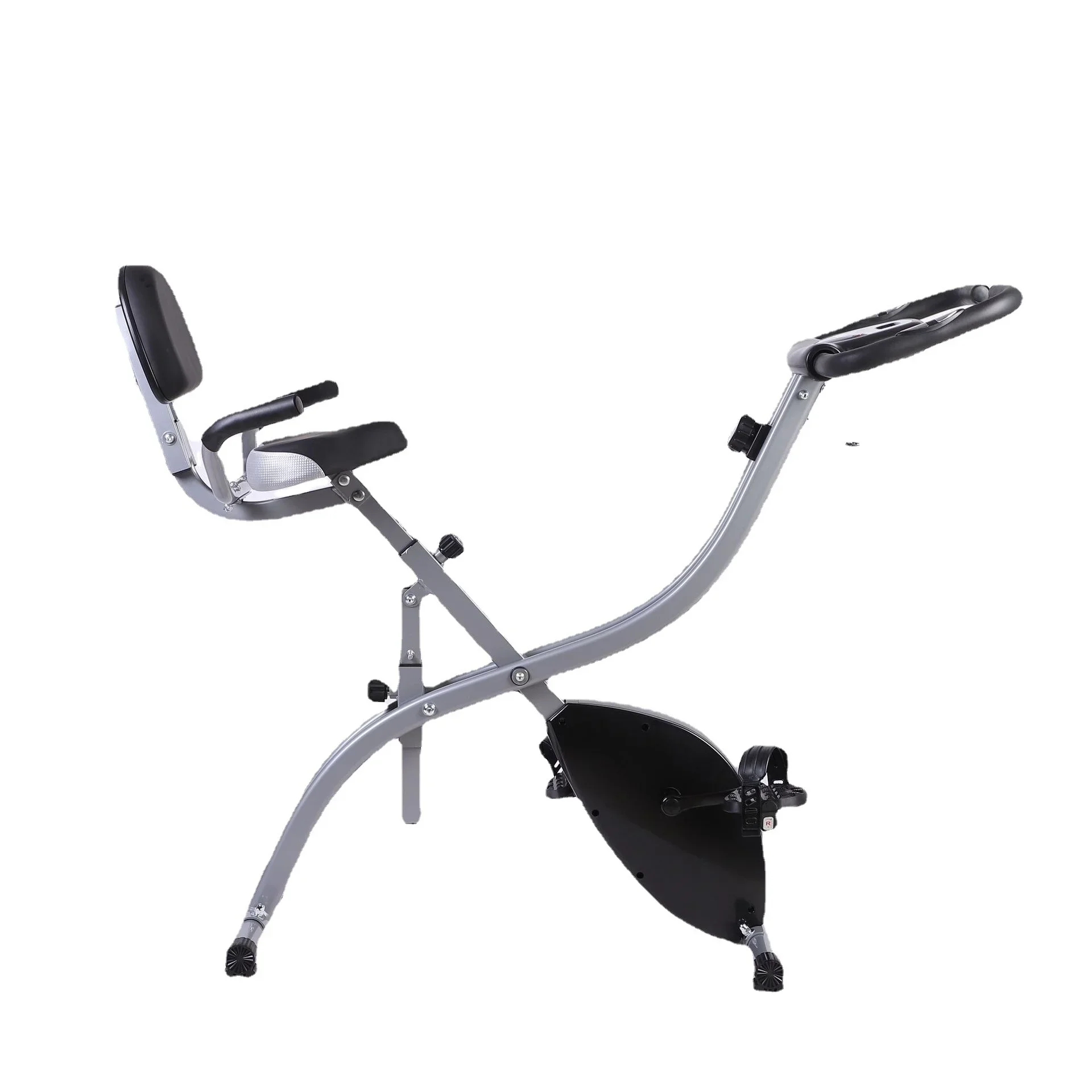 Small Pedal Indoor Spin Bike Home or Office Use Foldable Magnetic Control Fitness Equipment for Home or Office Use