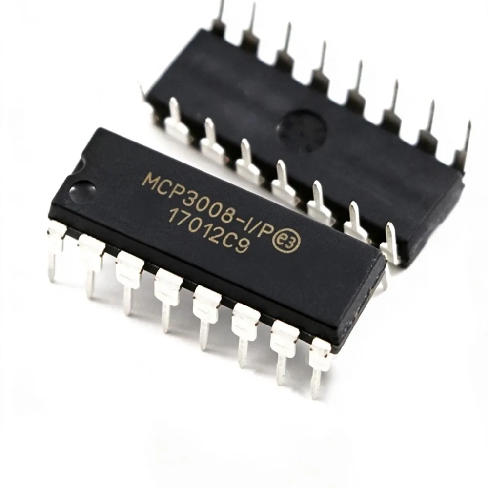 5PCS MCP3008-I/P MCP3208-CI/P DIP-16