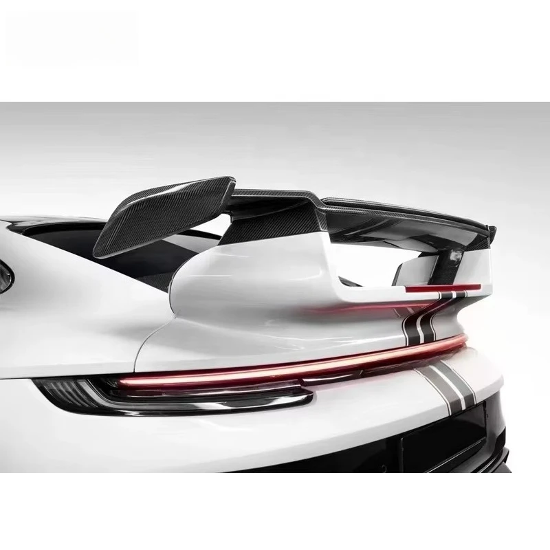 For 911 992 carbon fiber trunk spoiler car Tc style carbon fiber rear wing double-layer fixed wing