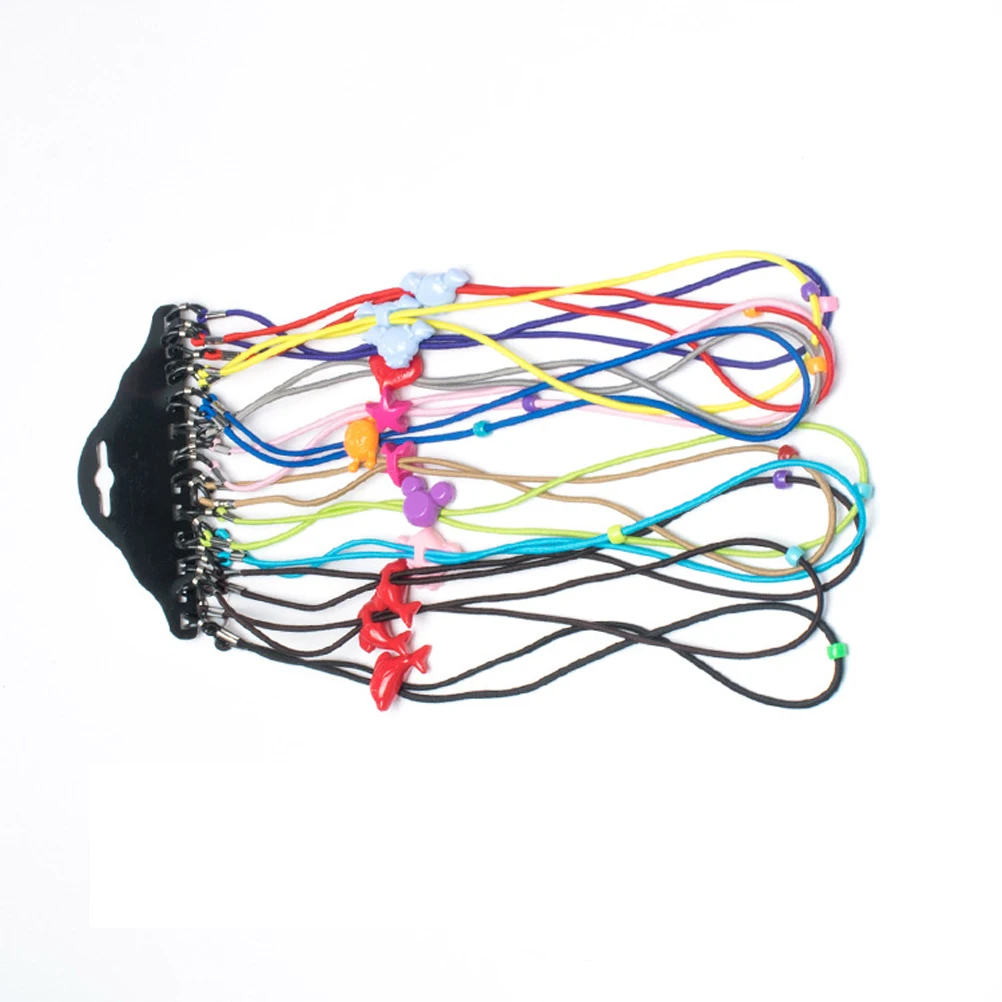 

12pcs Non-slip Glasses Strap Eyewear Retainer Kids Holder Durable Nylon Material Anti-slip Lanyards Travel Party Bike Riding