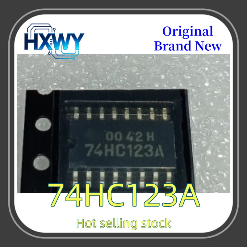 (5/50 pieces) 74HC123A 74HC123 DIP16 Monostable Multivibrator New Electronic Parts Fast Delivery High Quality In Stock