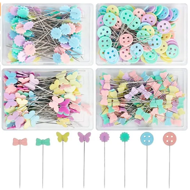 100Pcs /Set Patchwork Pins Sewing Quilting Tools Sewing Embroidery Tools Needle Fixed Button Pins DIY Sewing Tools Accessories