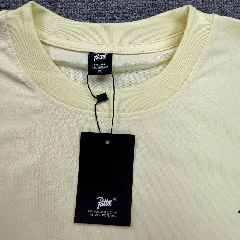 New Butterfly Print Short Sleeved Top High-quality Comfortable Cotton Patta T-shirt