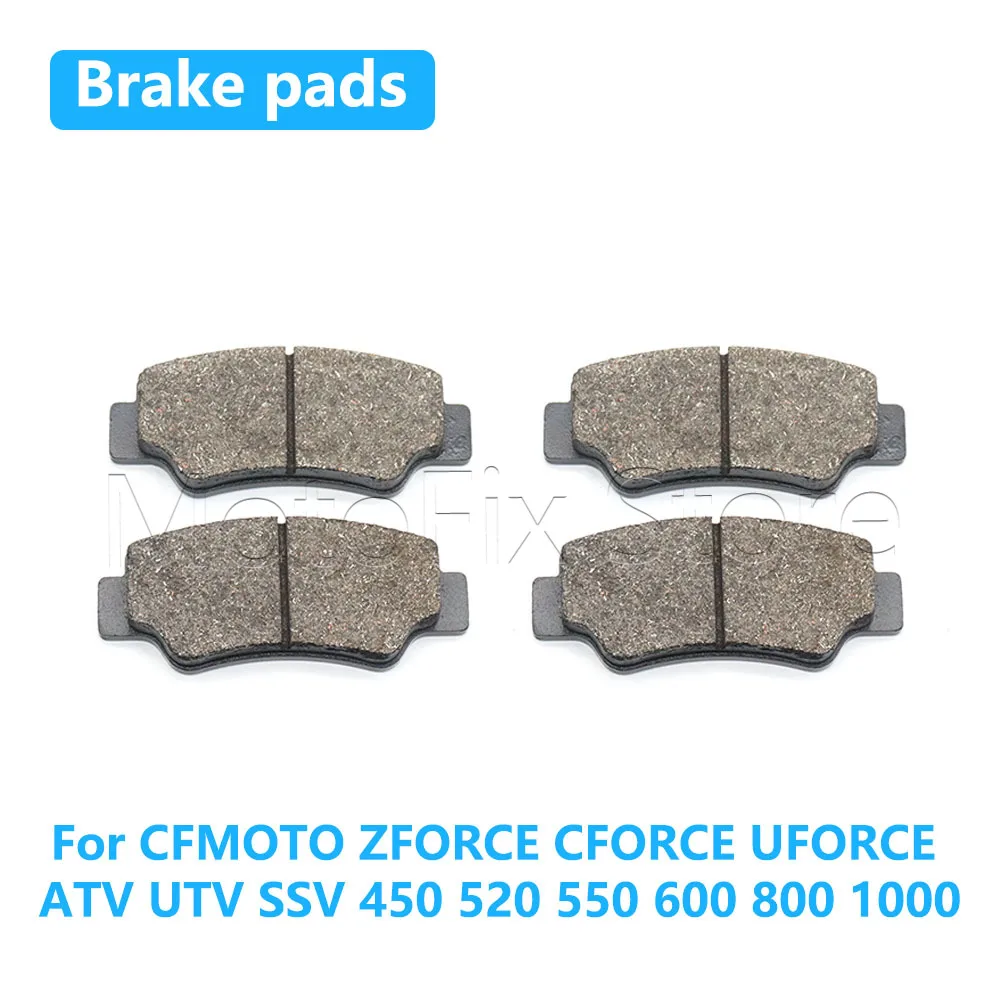 

4PCS Motorcycle Accessories Rear Brake Pads For CFMOTO ZFORCE CFORCE UFORCE 450 520 550 600 800 1000 ATV UTV SSV
