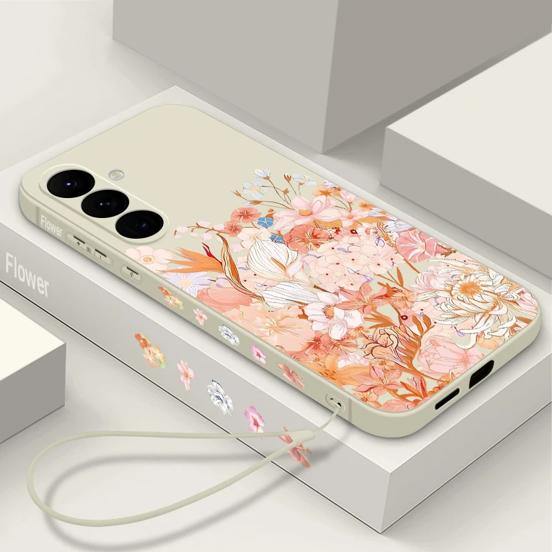 Orange Flower Patte… - image