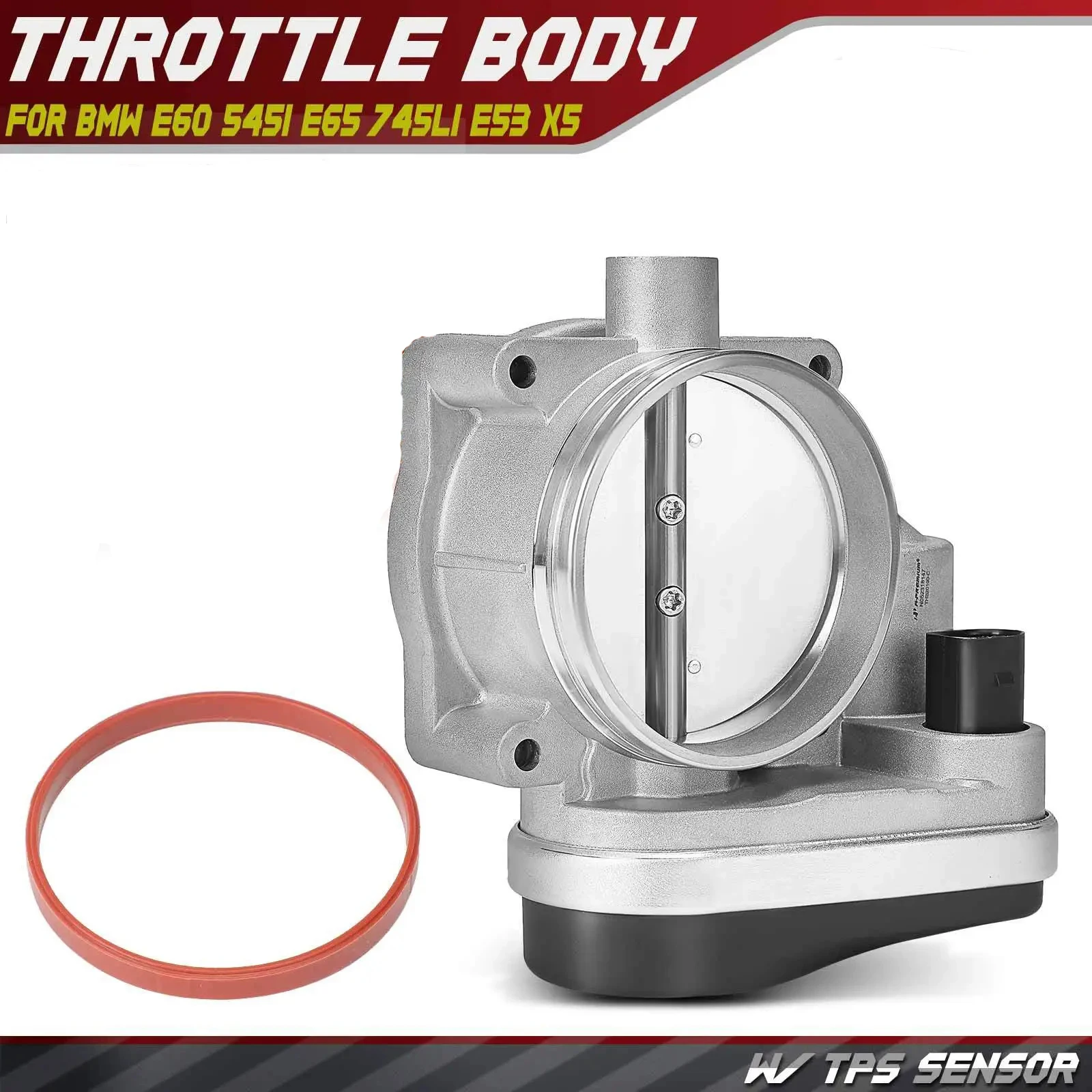 

Throttle Body 13547506627 For BMW 745i 745Li 4.4L 2002-2005 BMW 545i 645Ci 4.4L 2004-2005 BMW X5 2004-2006