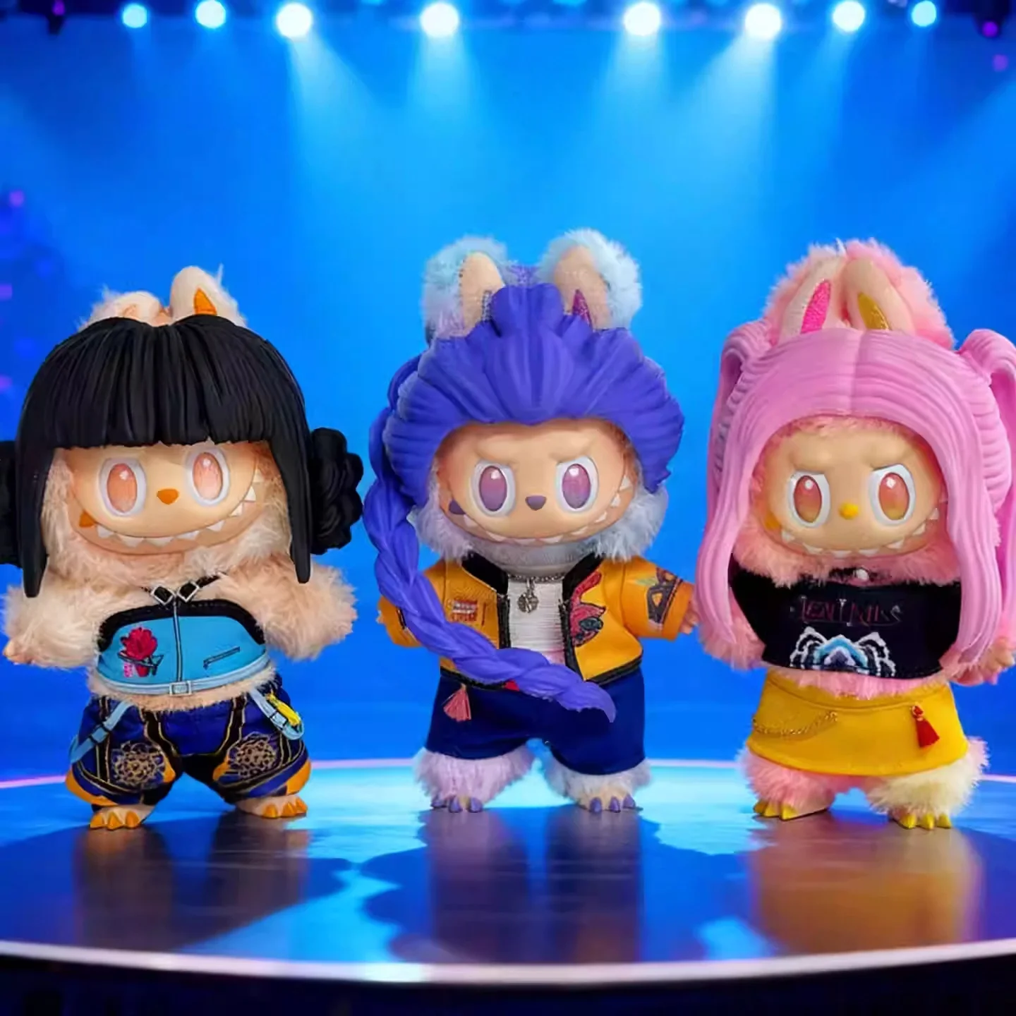 

Для Labubu K-pop с демоническим духом, охотничья отрядка ведьмы, Labubu, детская одежда, охотники на демонов, Labubu, 17 см, одежда Rumizoi, справочная