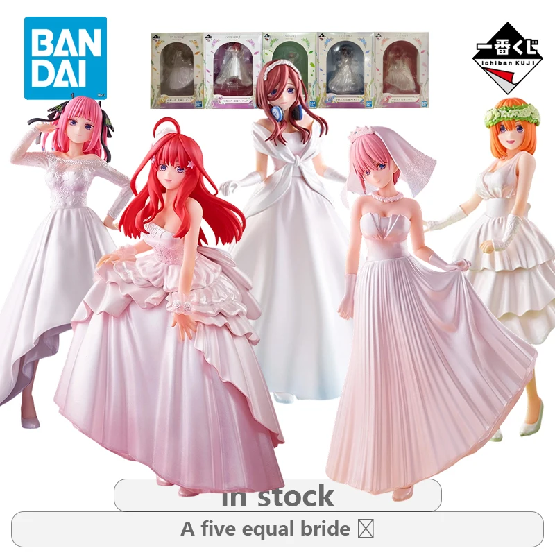 

BANDAI Original Ichiban Kuji A Five Equal Bride Series Невеста Аниме Не подвижная фигурка Статуя Модель Игрушки Украшения Подарки для мальчиков