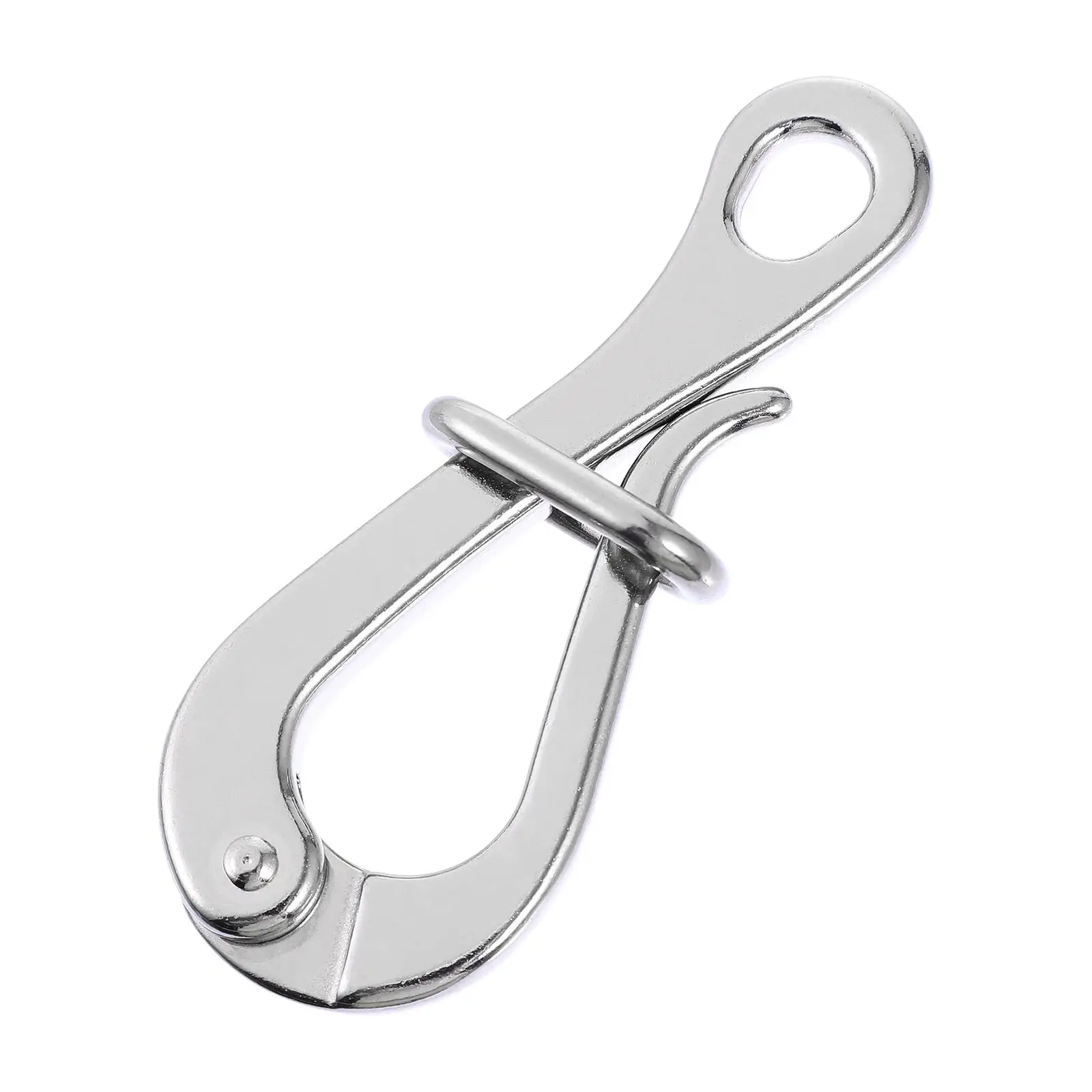 

Quick Release Hook Stainless Steel Lifeboat Hooks Inflatable Snap Shackle Diving Pet Accessories Portable Storage