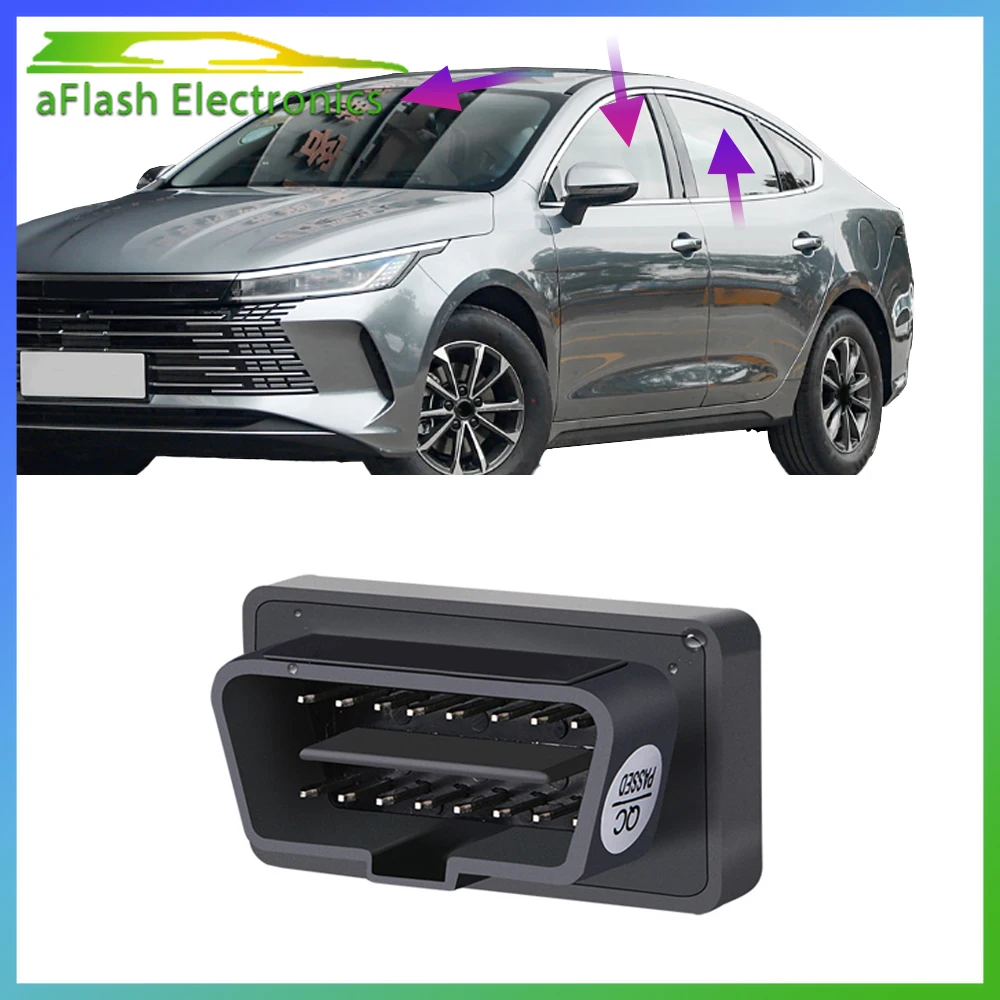 

For BYD Destroyer 05 Seal 5 DM-i 2023 2024 King Chazor OBDII Car Window Lift Module OBD One-Click Window Close Auto Accessory