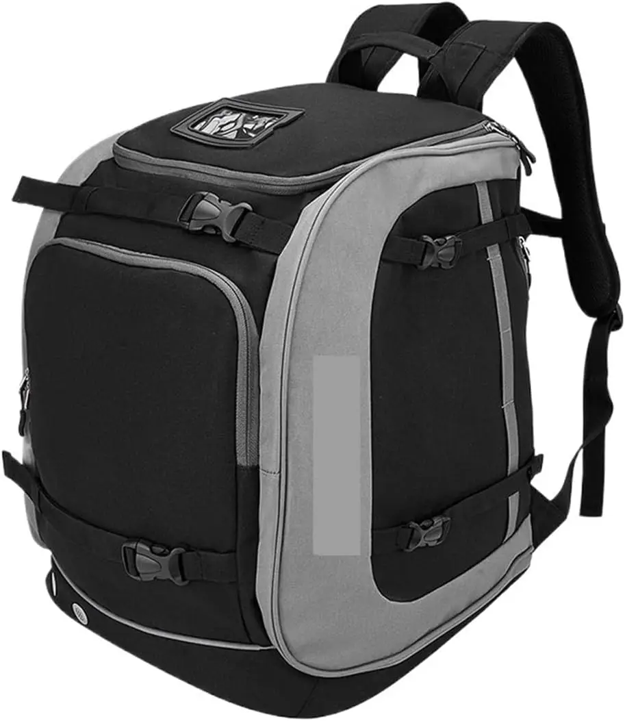 Travel Ski Boot Bag 65L Snowboard Boots Helmet Clothing Storage Camping Skiing Backpack
