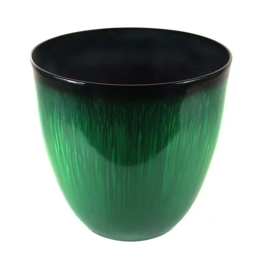 

Large Egg Shaped Planter Modern Indoor amp Outdoor Decorative Flower Pot Box 12 Inch, Green Flower