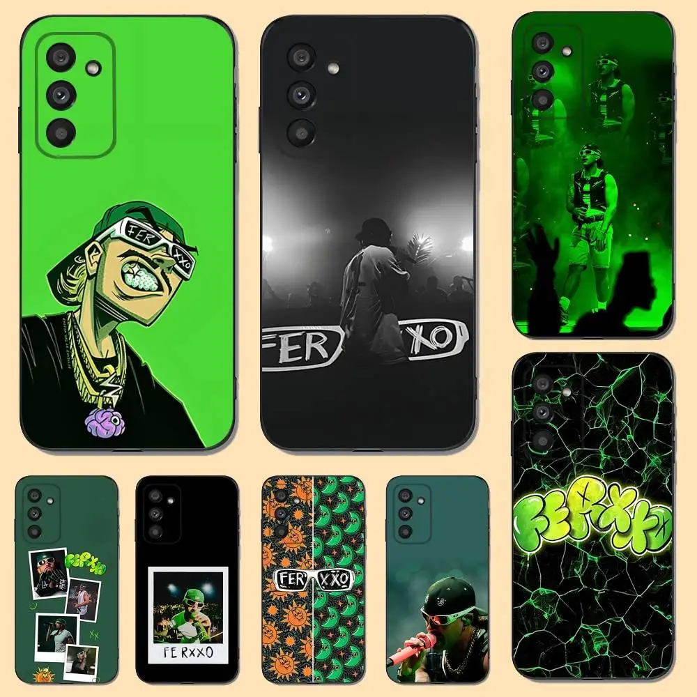 

F-Feid Singer SIXDO Ferxxo Phone Case For Samsung S 25,24,23,22,30,21,10,9,Ultra,Plus,Lite,FE,4,5 G Soft Black Case