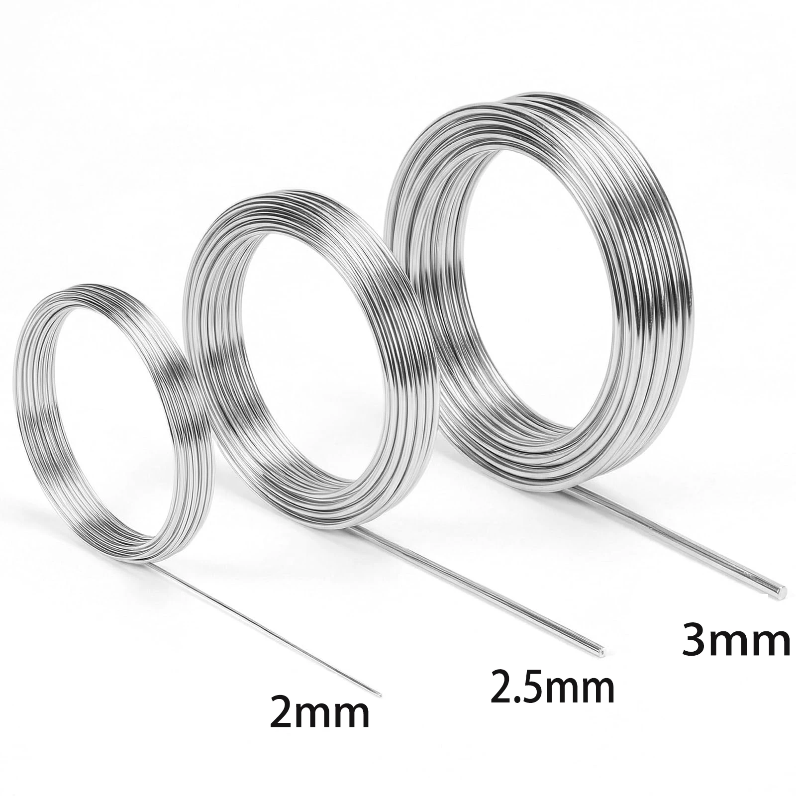 Aluminum Craft Wire, Bendable for Jewelry Making, Sculpting, Floral, Wreath, Crafting, Wire Wrapping, Beading Wire, Christmas