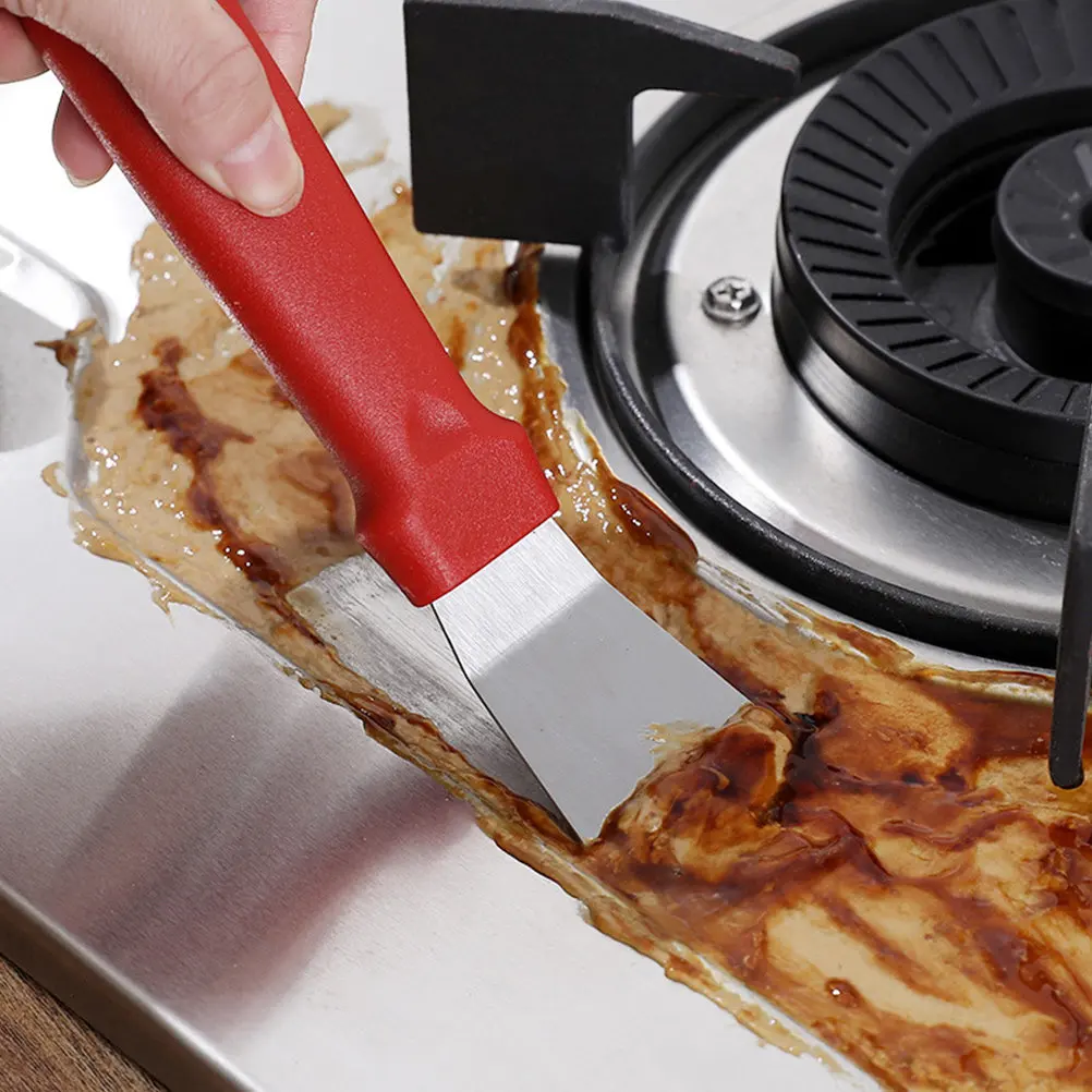 Multi-functional Shovel Thickened Stainless Steel Long Handle Shovel Kitchen Cleaning Tool Household Shovel for Scraping Dust
