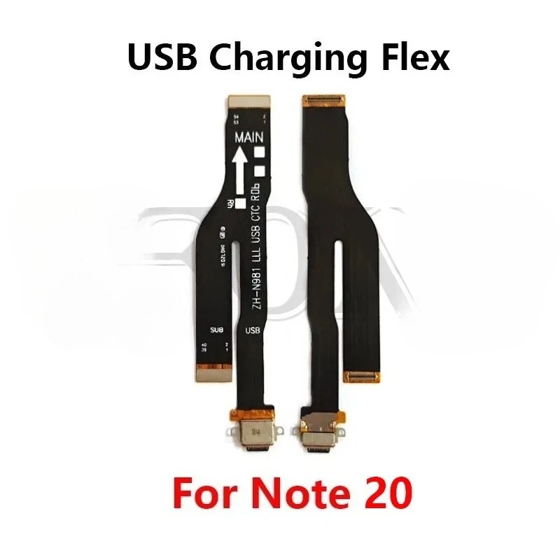 For Samsung Galaxy Note 20 Ultra Note 7 8 9 10 Lite Plus N981 N980 USB Charging Microphone Board Port Dock Connector Flex Cable