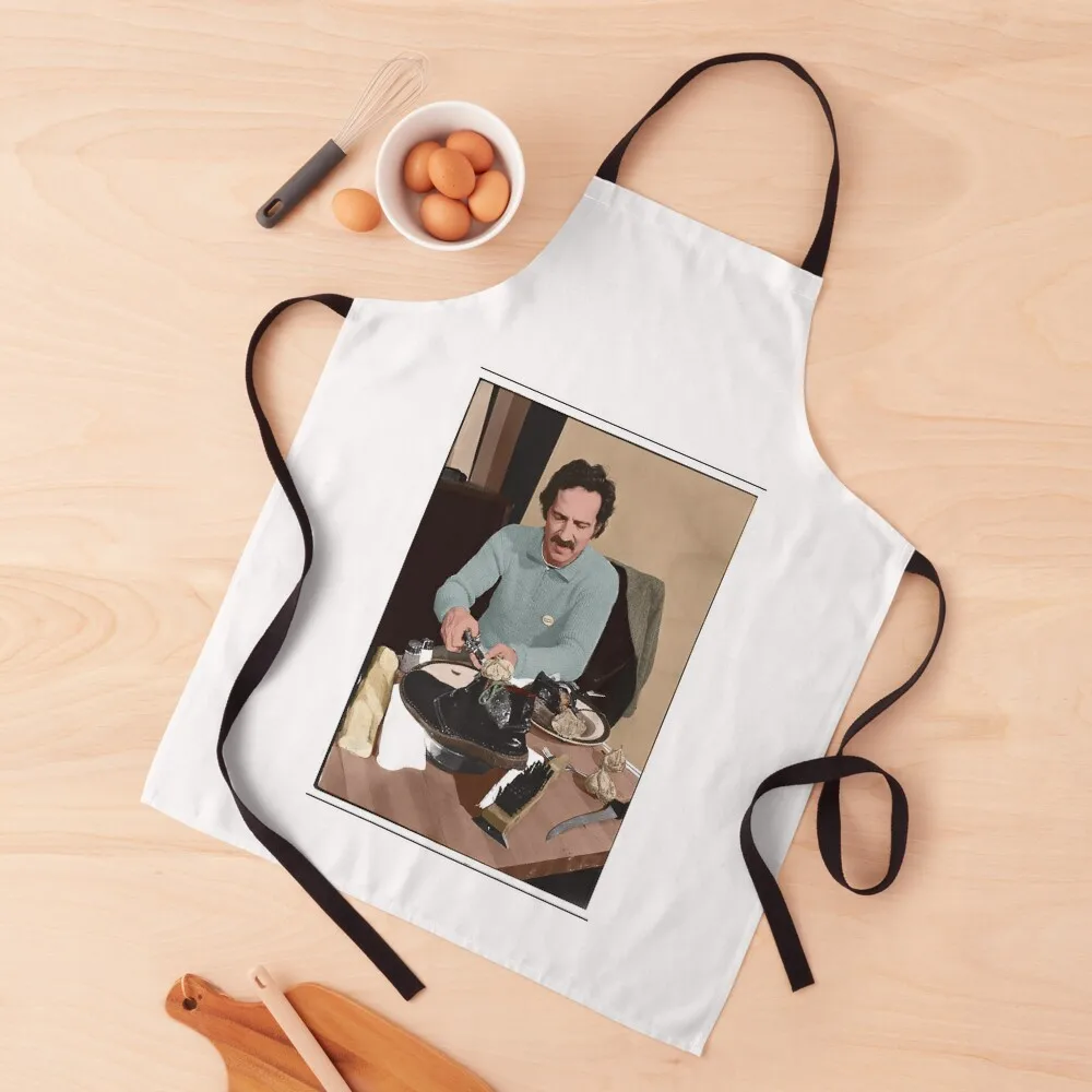 Werner Herzog Eats His Shoe Apron barber uniform Kitchen Things For Home cookings for women Apron