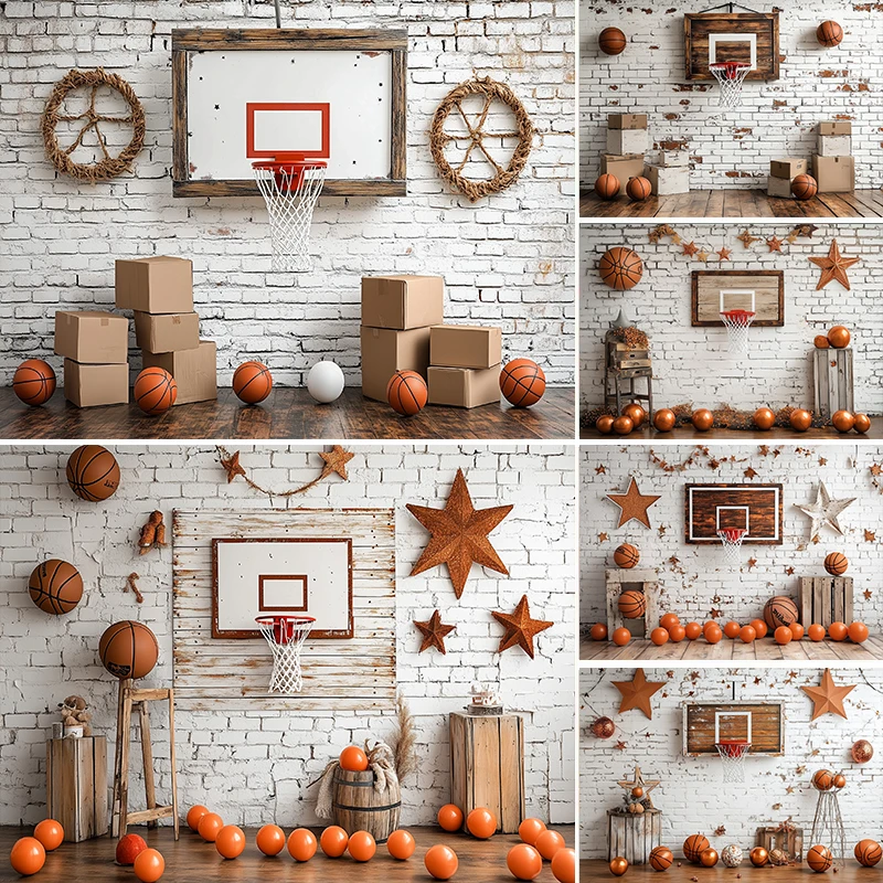 

Фон для фотосъемки LS в помещении, баскетбольная площадка, белый настенный декор, детский душ, детский портретный фон, фотостудия