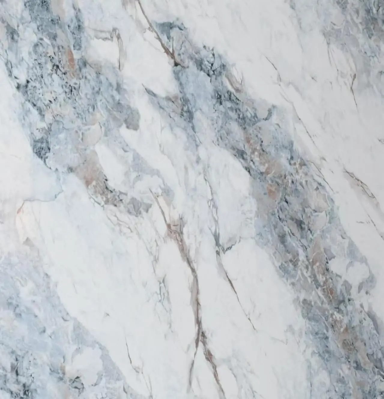 

32"x354" Large White Blue Marble Vinyl Wallpaper Waterproof Peel and Stick Kitchen Bathroom Countertops Backsplash