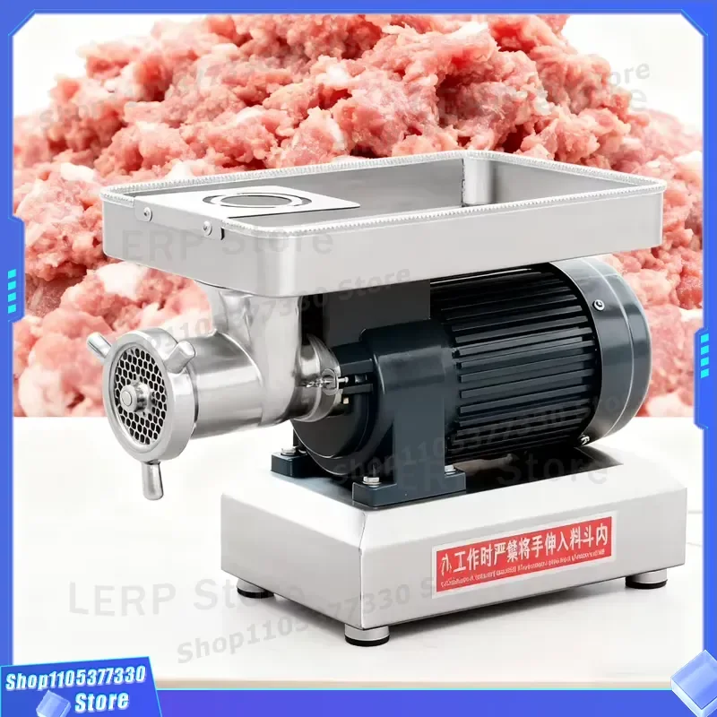 Electric Meat Grinder for Frozen Beef and Pork Heavy Duty Stainless Steel Kitchen Appliance High Power Mincer Machine