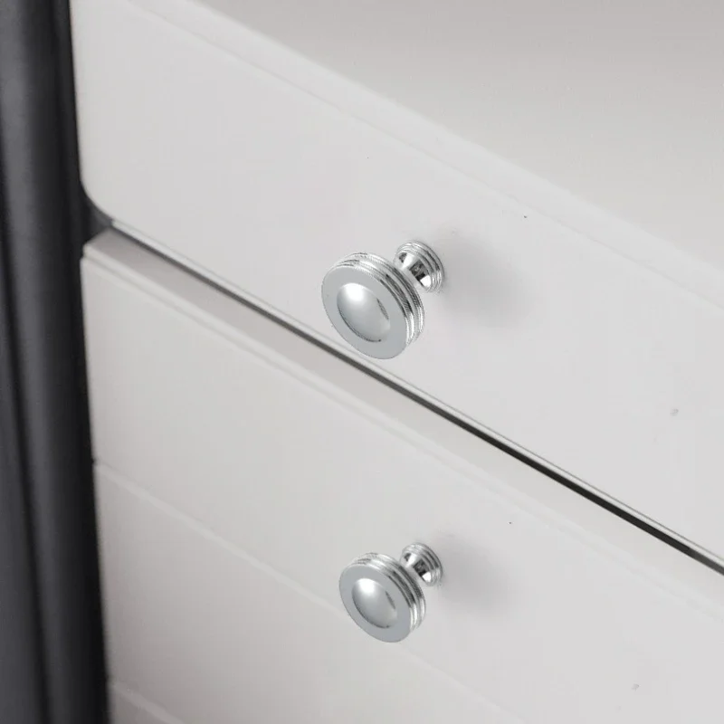 مشرق الكروم ضوء فاخر الذهب النمط الفرنسي النحاس خزانة أثاث خزانة درج ثقب واحد الصينية الشمال مقبض دائري #5