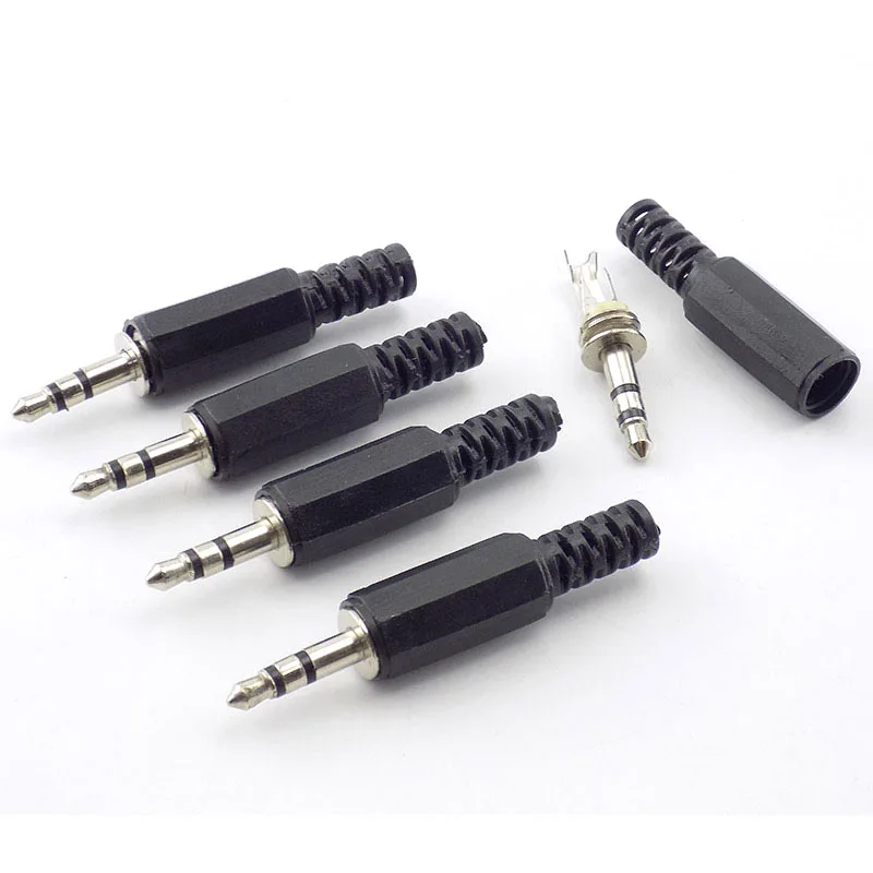 5Pcs 3.5Mm 2 Pole M…