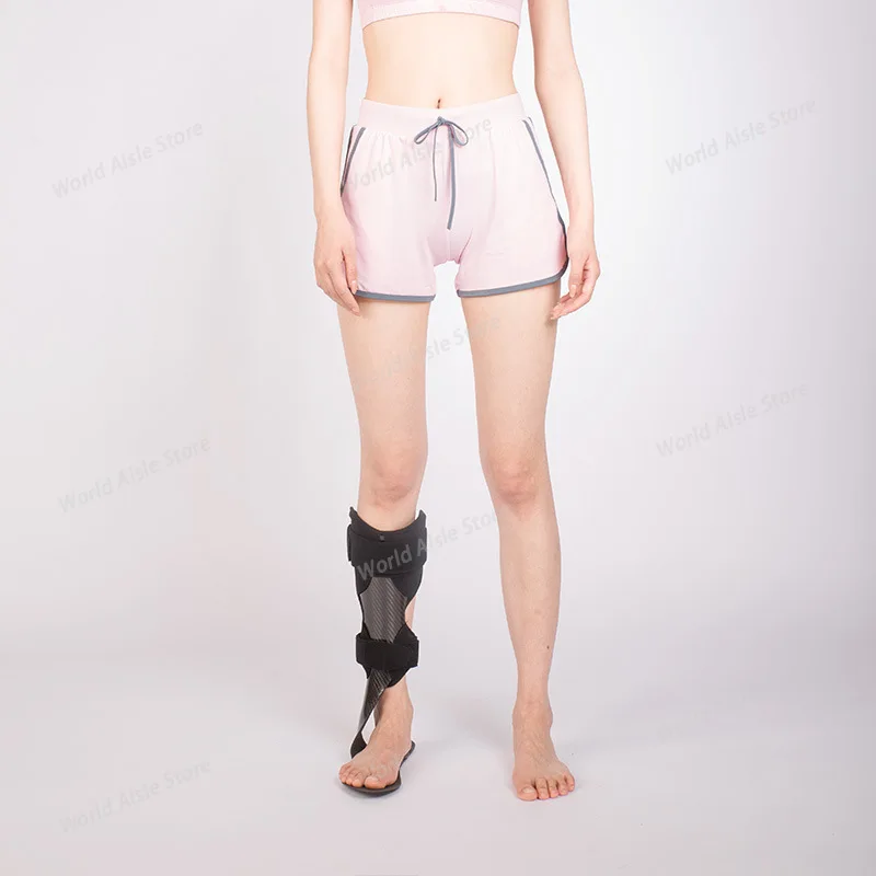 Carbon Fiber Foot Drop Orthosis, Stroke Hemiplegia Rehilitation Equipment, Foot Inversion Corrector, Foot Support, Ankle Brace