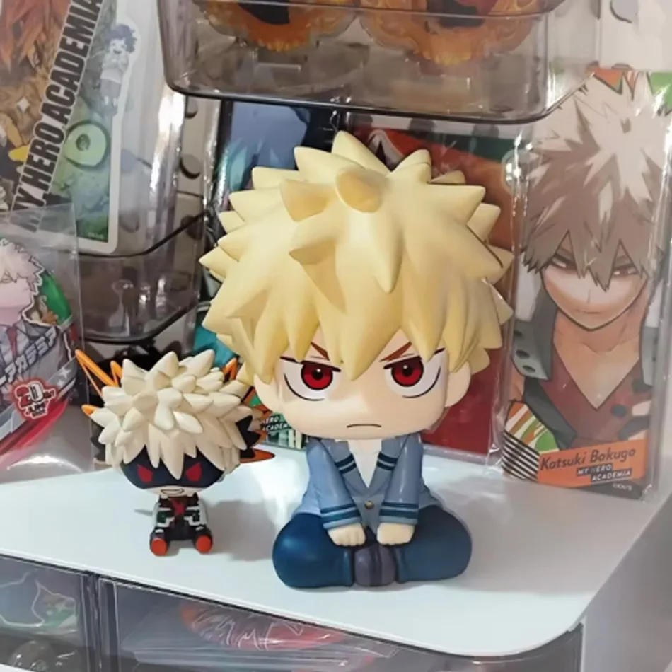 Figura de acción de Anime MHA Himiko Toga, linda edición Q, muñeca coleccionable, juguete de héroe, regalo, modelo de aspecto