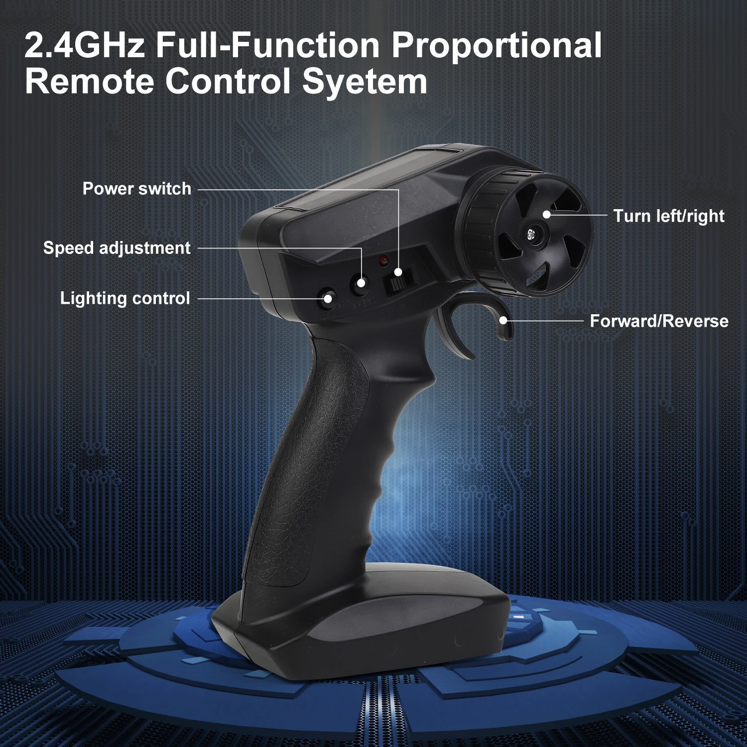 Creatieve afstandsbediening terreinwagen anti-val simulatie afstandsbediening automodel speelgoedauto verfdoos verpakking Kerst gif