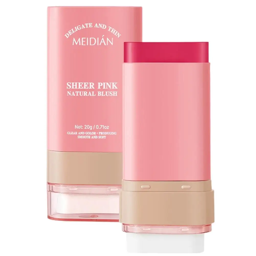 سموكي روز أحمر الخدود عصا كريم السلس الخد تينت أحادية اللون عارية أحمر الخدود الطبيعي ماتي الوردي المشمش الوجه روج كونتور ماكياج #6