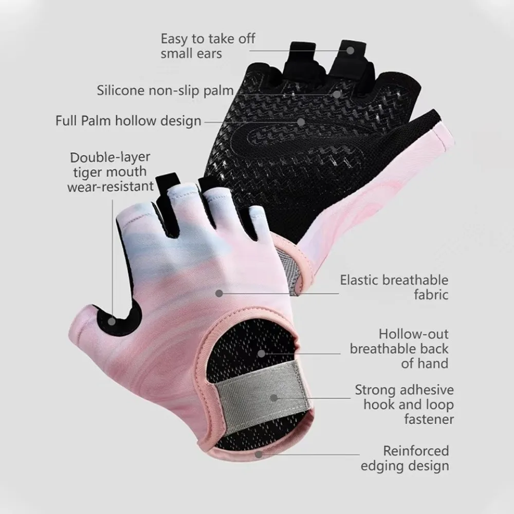 

Оборудование для тренировок, износостойкие спортивные перчатки, утолщенные нескользящие велосипедные перчатки, перчатки с половиной пальца для мужчин и женщин