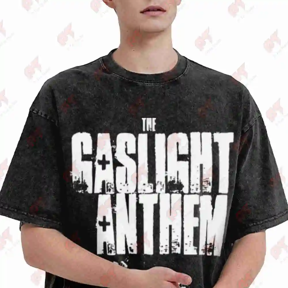 The Gaslight Anthem Vintage Washed Tee Pure Cotton T-Shirt