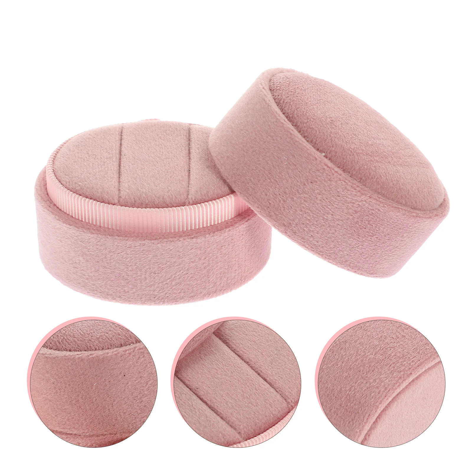 

Винтажная коробка для колец с 2 слотами, небольшой нежный органайзер для ювелирных изделий, портативный чехол для колец, подарочная коробка для обручальных колец