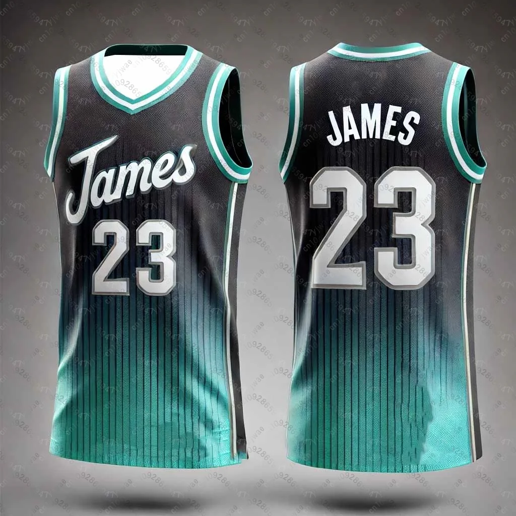 CHATGPT تصميم الأولاد الرجال 3D المطبوعة رقم. 23 سترة جيمس الرياضية النسائية بدون أكمام لكرة السلة بدون أكمام #6