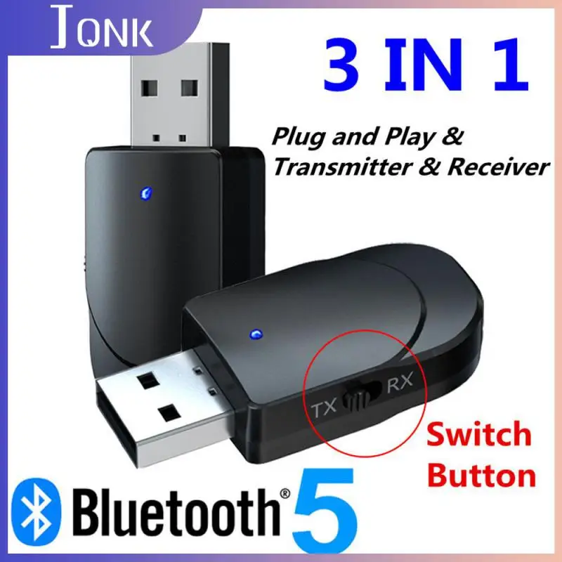 3 In 1 USB Wireless Bluetooth Adapter Audio Transmitter Receiver For Switch PS4 And PS4 PRO 3.5mm Car Audio Adapter V5.0