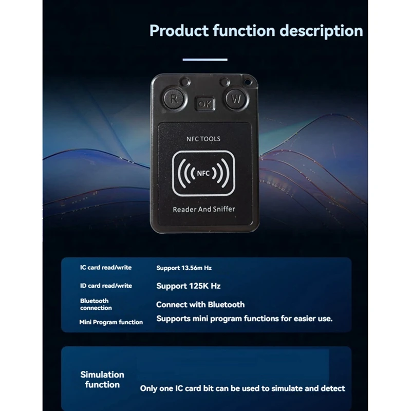 RFID เปิดระบบควบคุมการเข้าถึง เครื่องอ่าน NFC และ Sniffer RFID Emulator Chameleon RFID Reader Writer Idic Copier