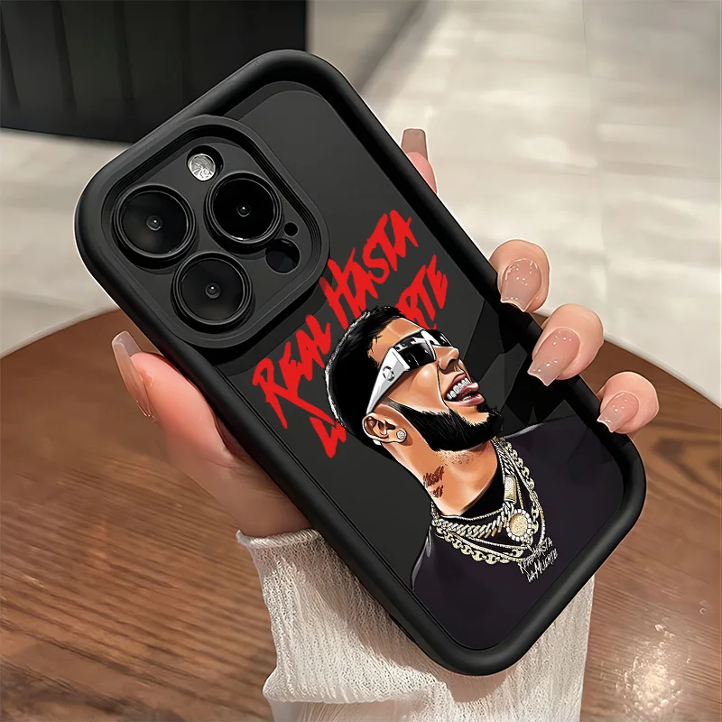 Anuel AA Rapper Hot Phone Case For Huawei P40 P50 Mate 30 40 Nova 7 9 10 Honor 200 X7 X9 90 50 Pro 4G 5G Soft TPU Back Cover