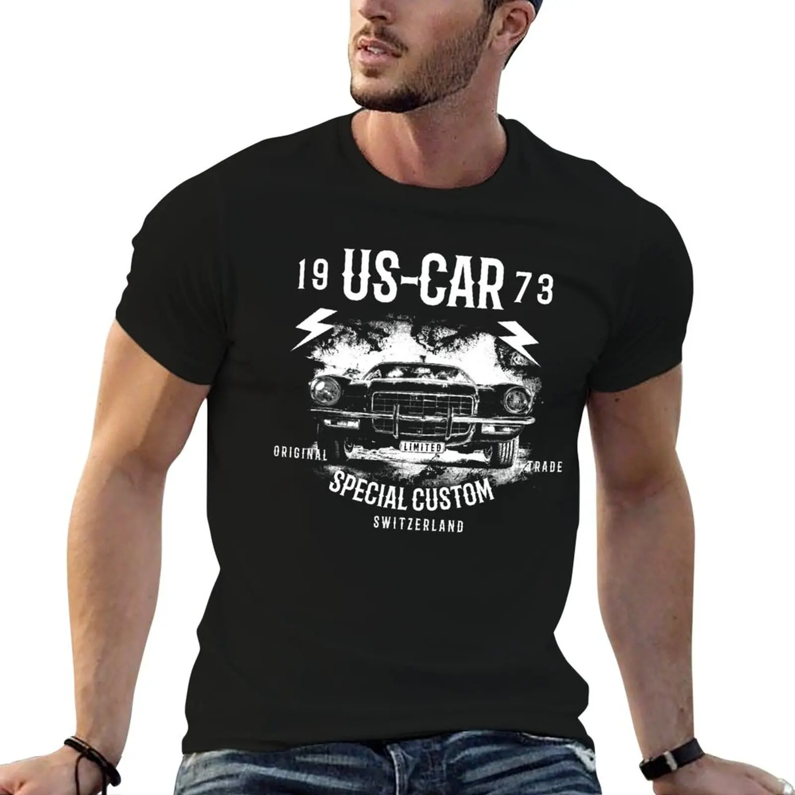 

USCARS Camaro 1973 T-Shirt mens graphic t shirts t shirts for man cotton funny funny t shirts man T-Shirt