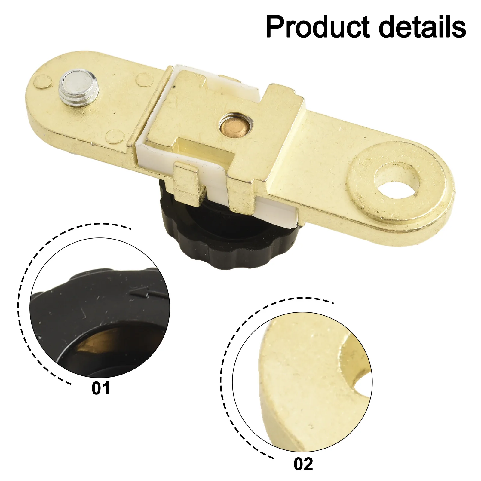 

Automotive Battery Isolator Battery Disconnect Switch Knob-Type Mechanism 12 Volt DC System Compatible Broad Usability