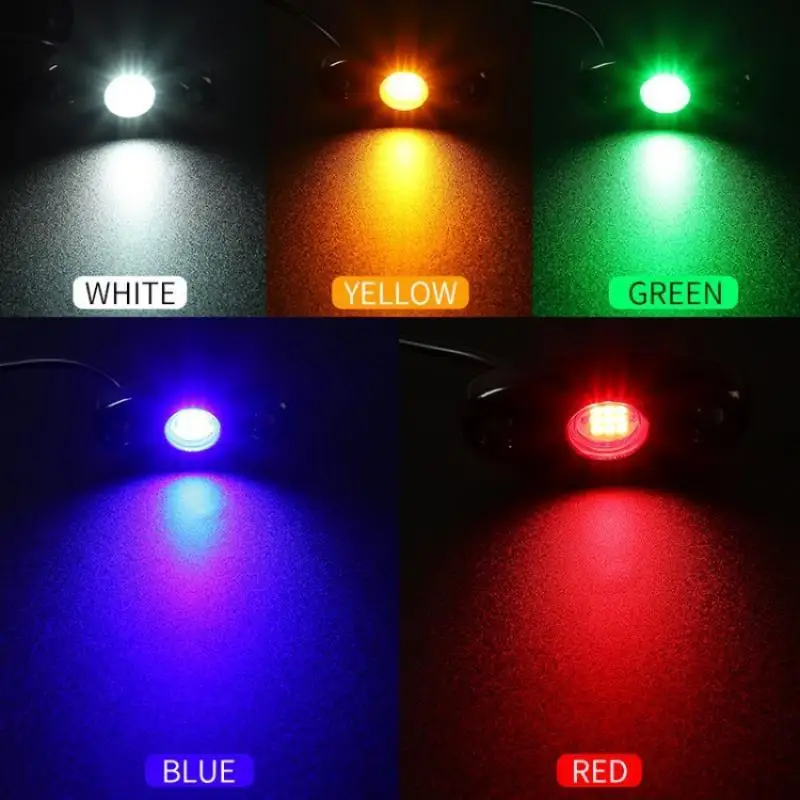 LED Car LED Rock Light RGB Exterior Atmosphere Light Car Bottom Lamp For Offroad Truck ATV UTV Underbody Boat Side