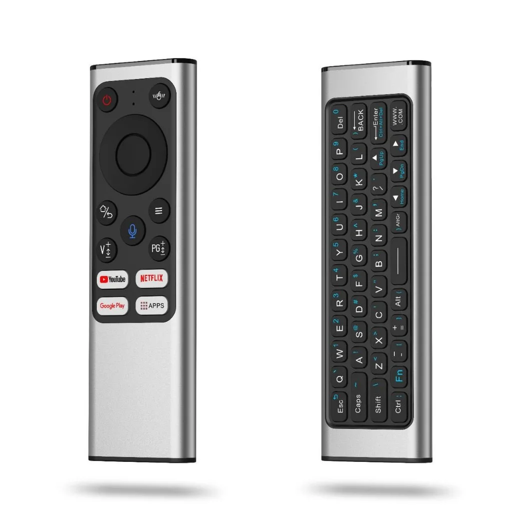 

【Алюминиевый сплав】X9 Голосовой пульт дистанционного управления Flying Mouse | 2.4G+BLE+ИК-обучение | Универсальный пульт дистанционного управления для мини-клавиатуры для ТВ-приставки/ПК |
