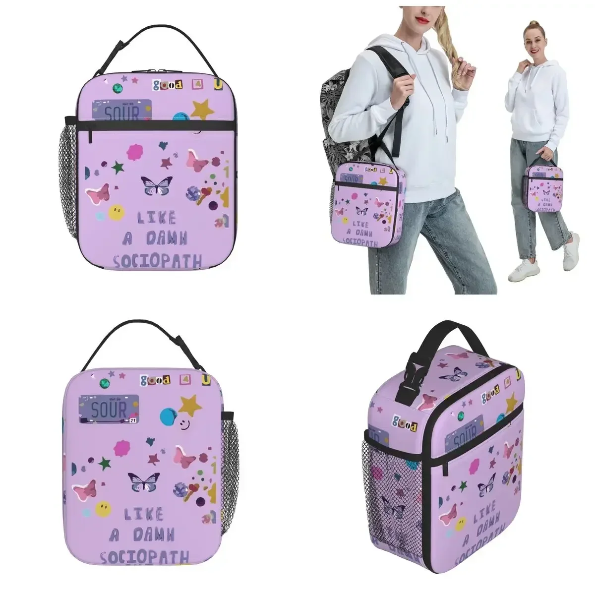 Lunch Boxes  Vampire Rodrigos Sour Accessories GUTS Music Food Box Fashion Thermal Cooler Lunch Box For Travel