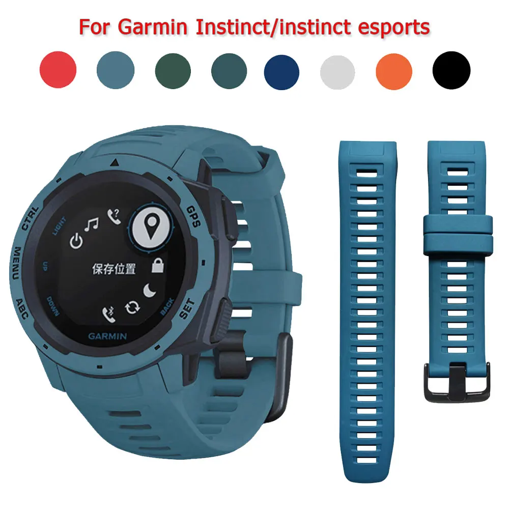 Strap For Garmin Instinct Watch band Sports Silicone Replacement Wristband Bracelet Quick Installation Smart Sport Accessories